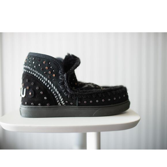 Mou Eskimo Studs Sneaker Boots 40 NEW - Picture 1 of 5
